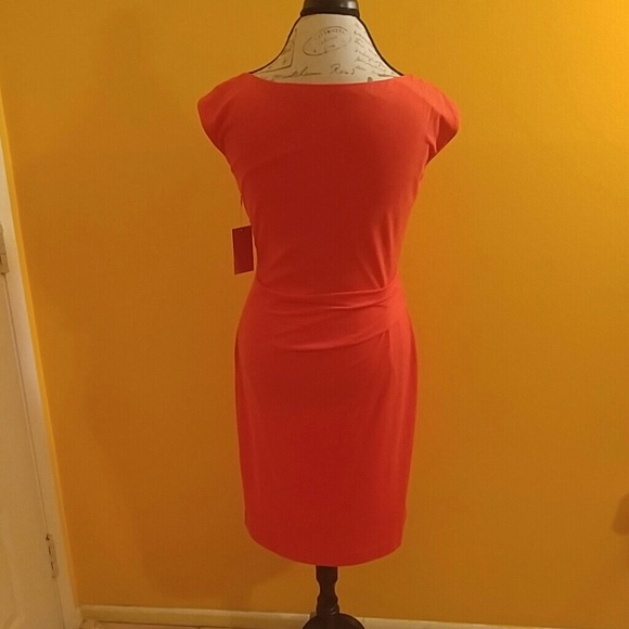 Vince Camuto Burnt Orange Dress - Picture 4 of 6